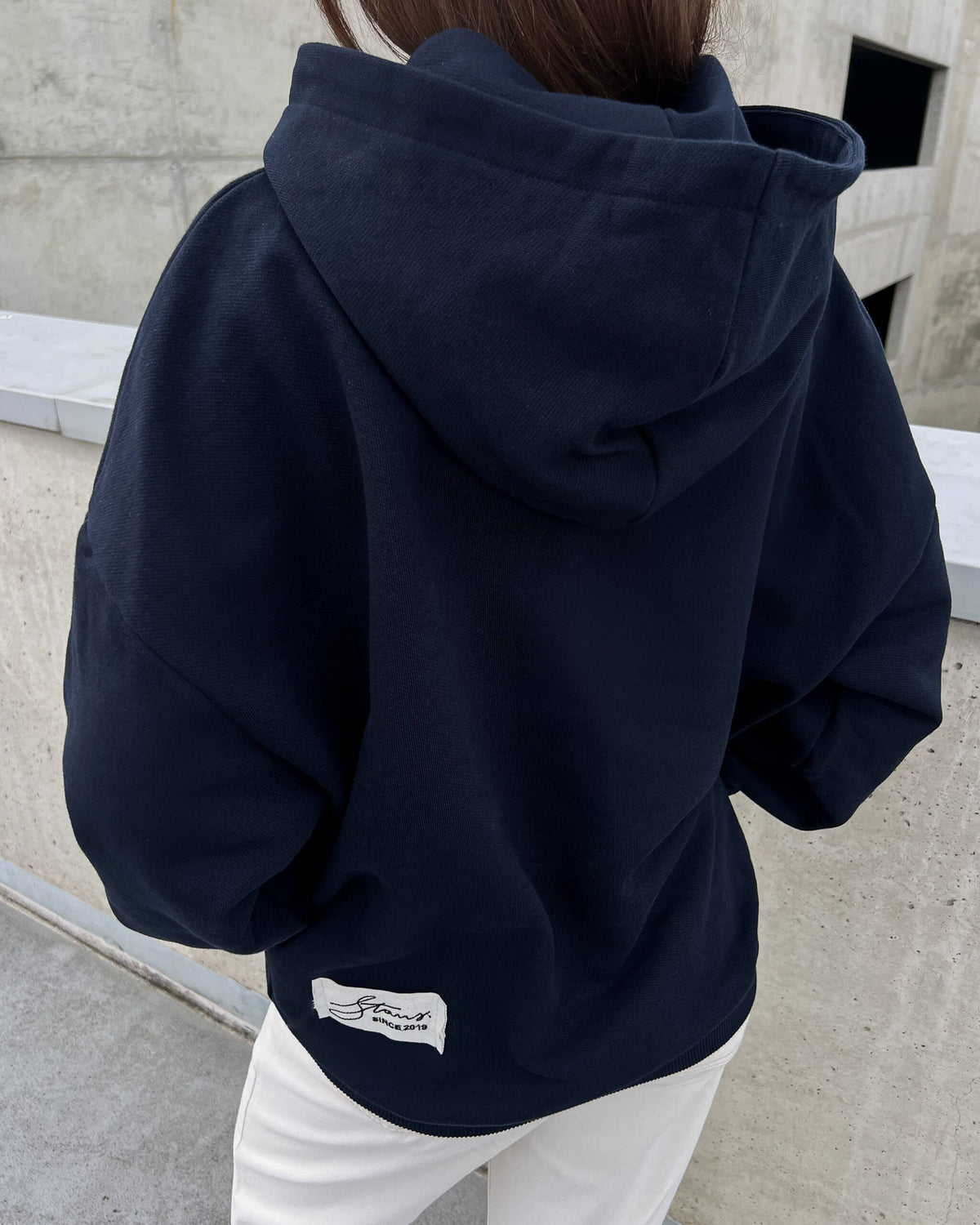HOODIE BASIC DARK NAVY