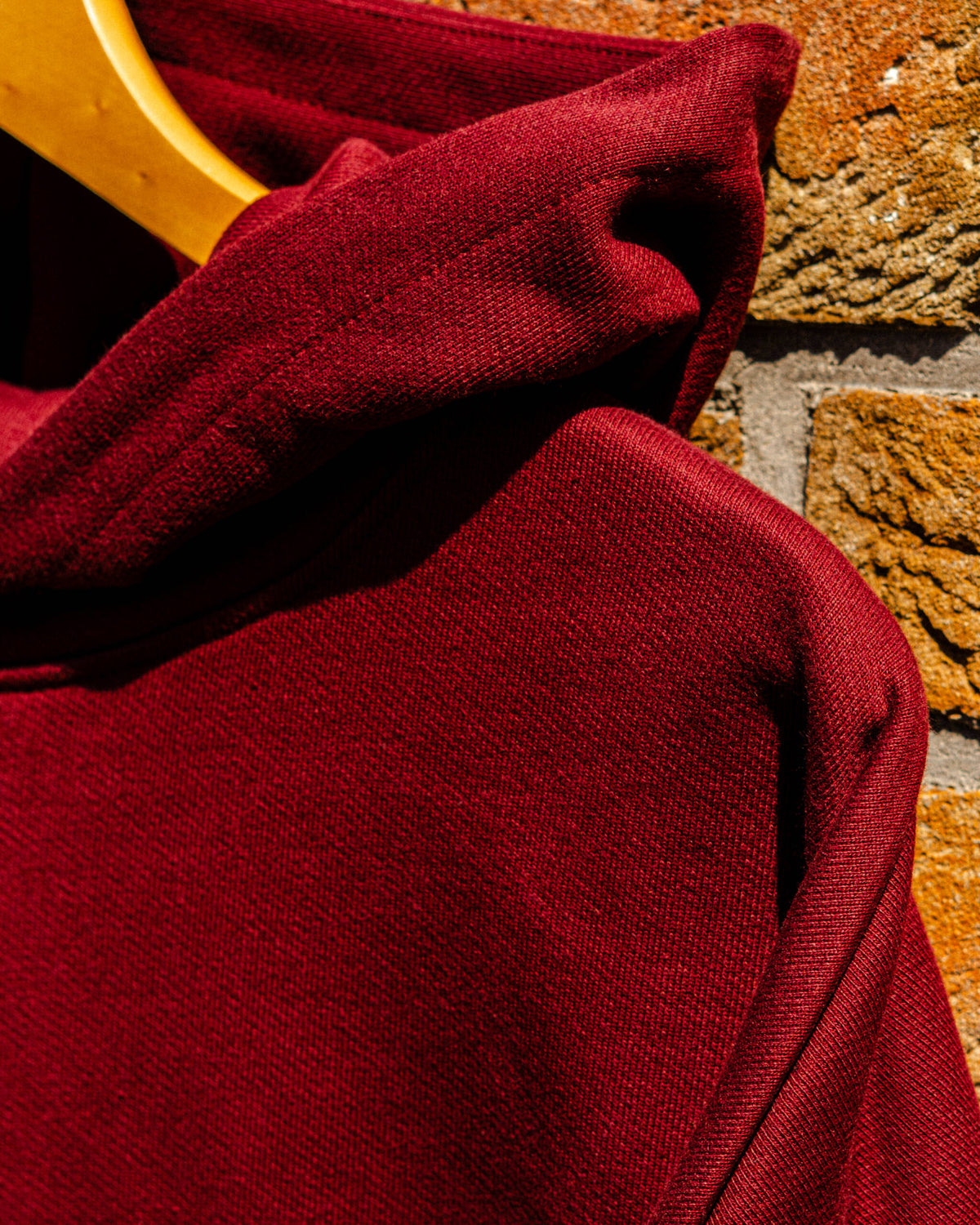 HOODIE BASIC BURGUNDY