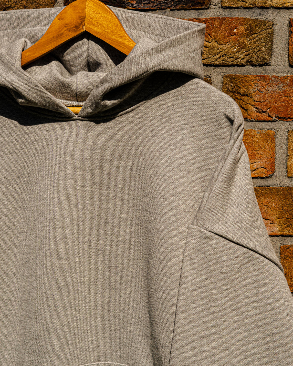 HOODIE BASIC DUST GREY