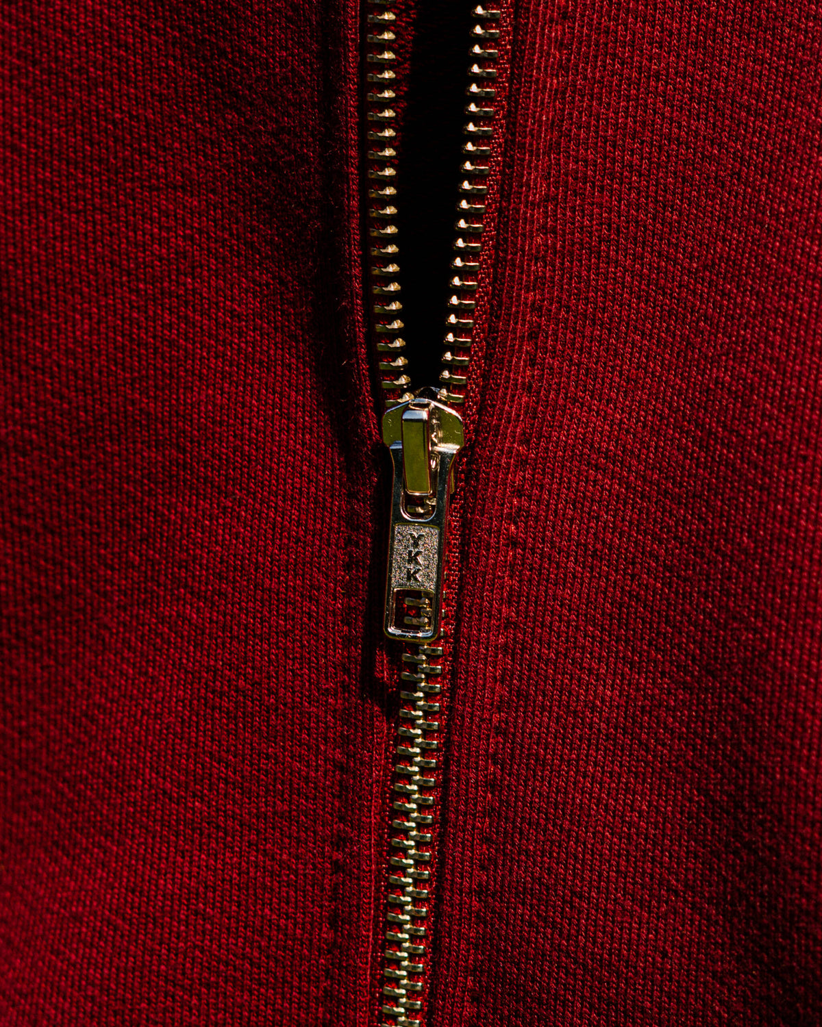 ZIP HOODIE BURGUNDY