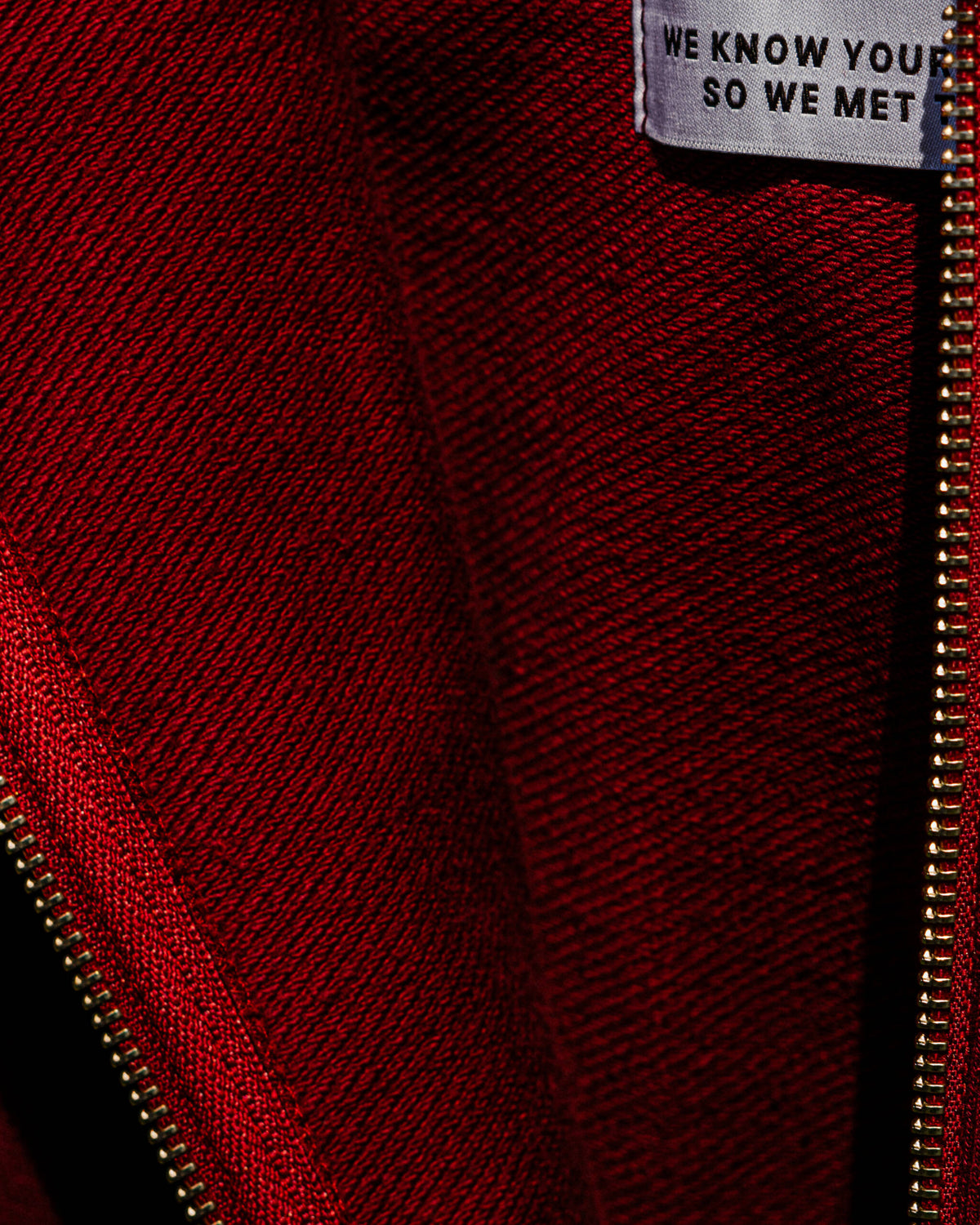 ZIP HOODIE BURGUNDY
