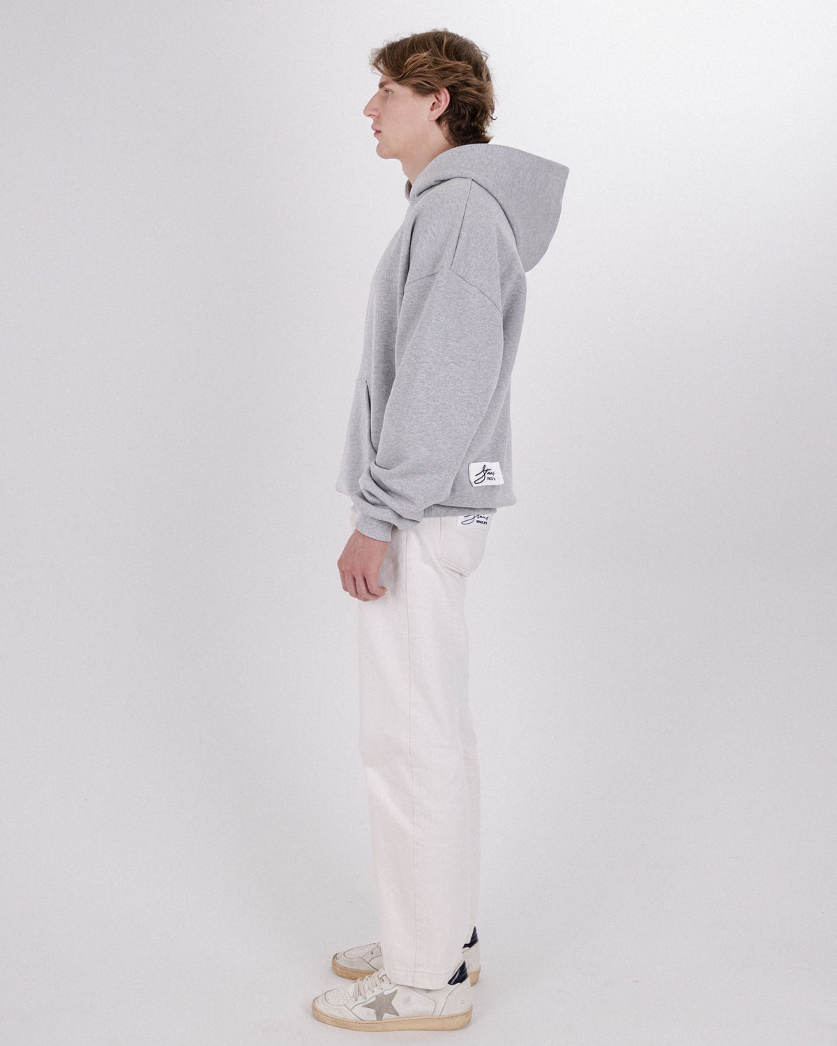 HOODIE BASIC DUST GREY