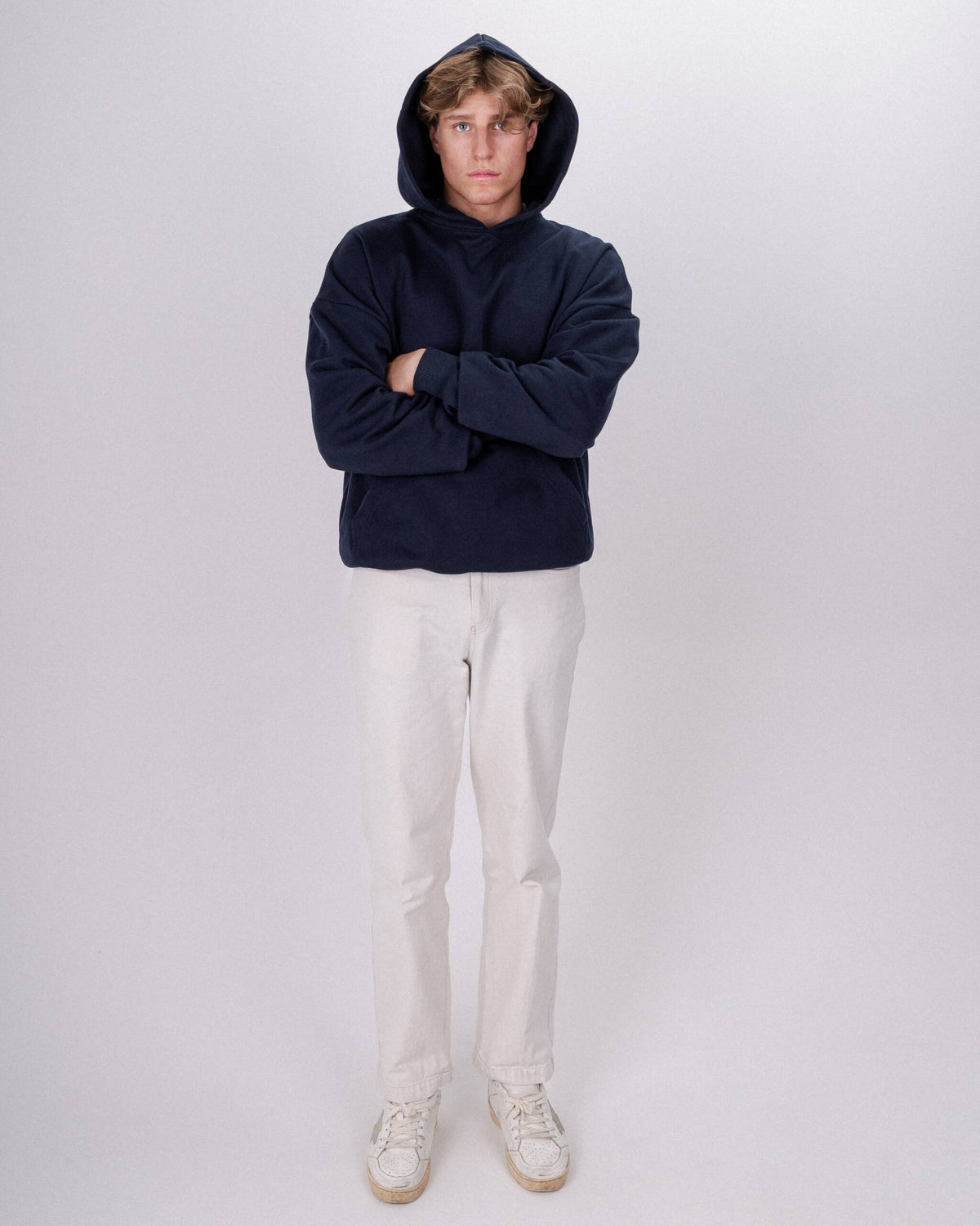 HOODIE BASIC DARK NAVY