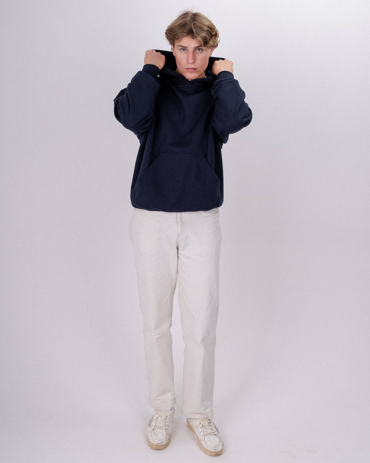HOODIE BASIC DARK NAVY
