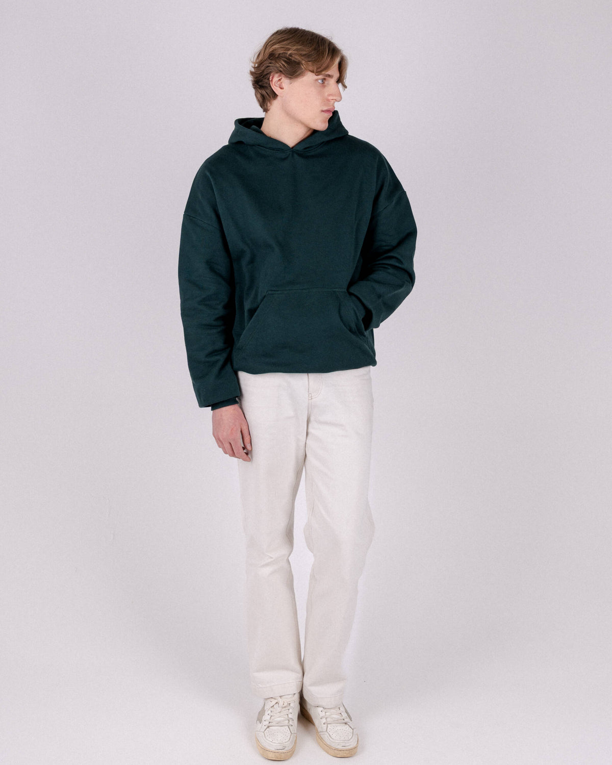 HOODIE BOTTLE GREEN