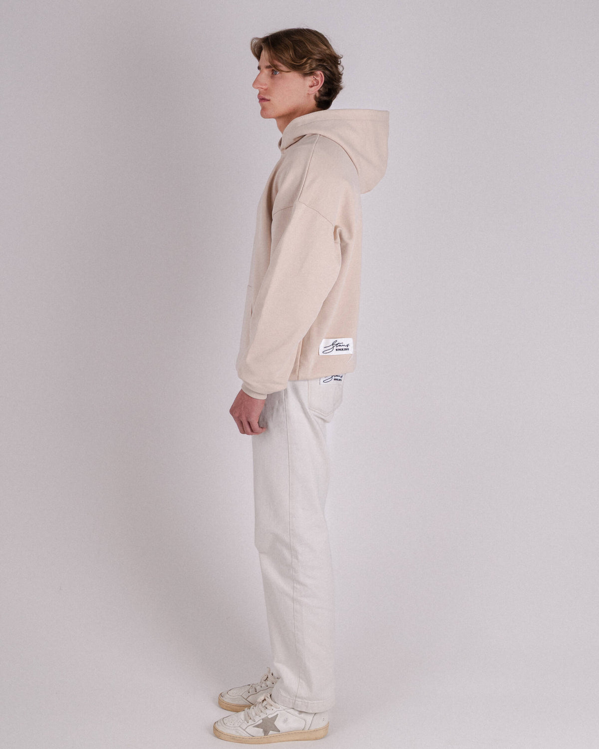 HOODIE CHALK BEIGE
