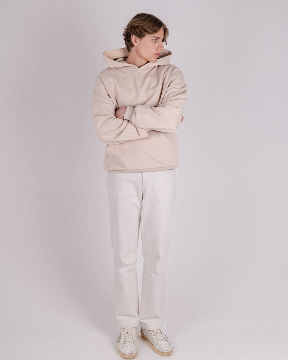 HOODIE CHALK BEIGE