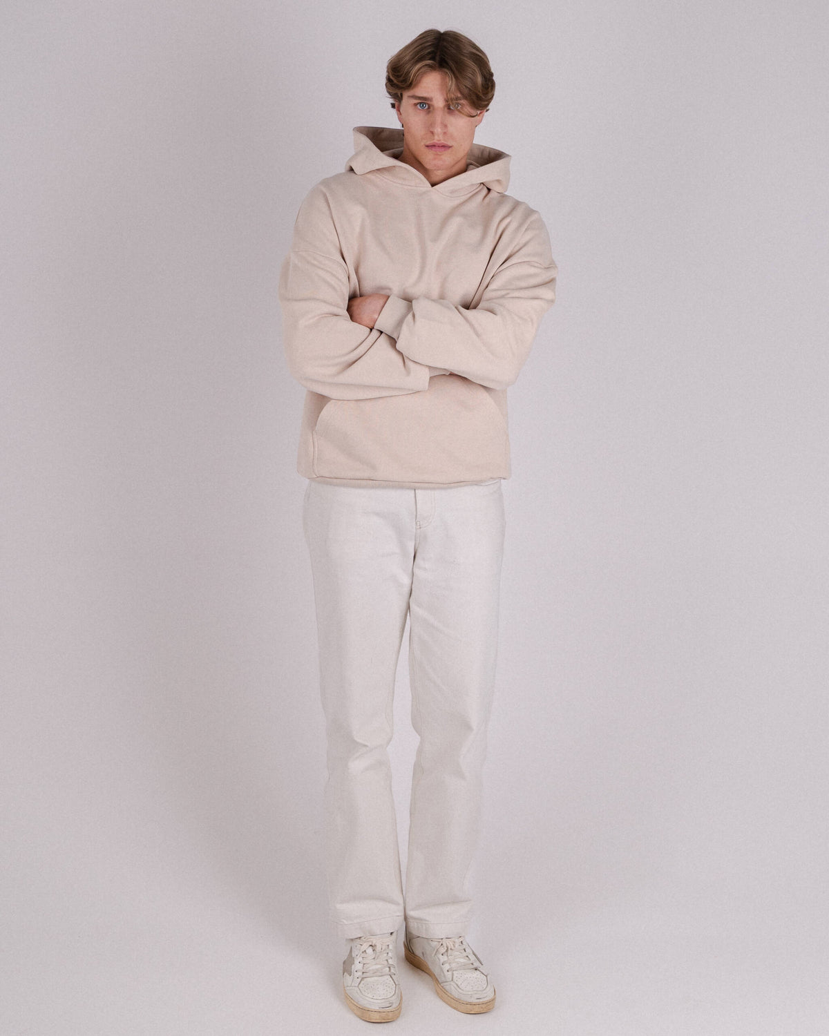 HOODIE CHALK BEIGE