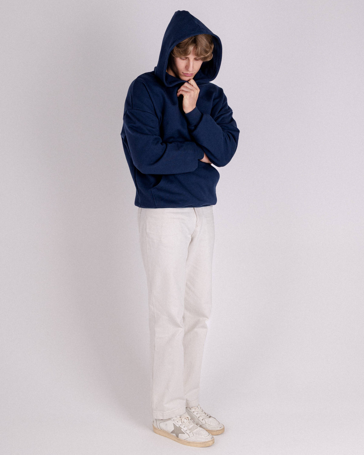 HOODIE “BASIC” NAVY
