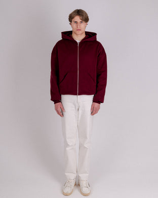ZIP HOODIE BURGUNDY