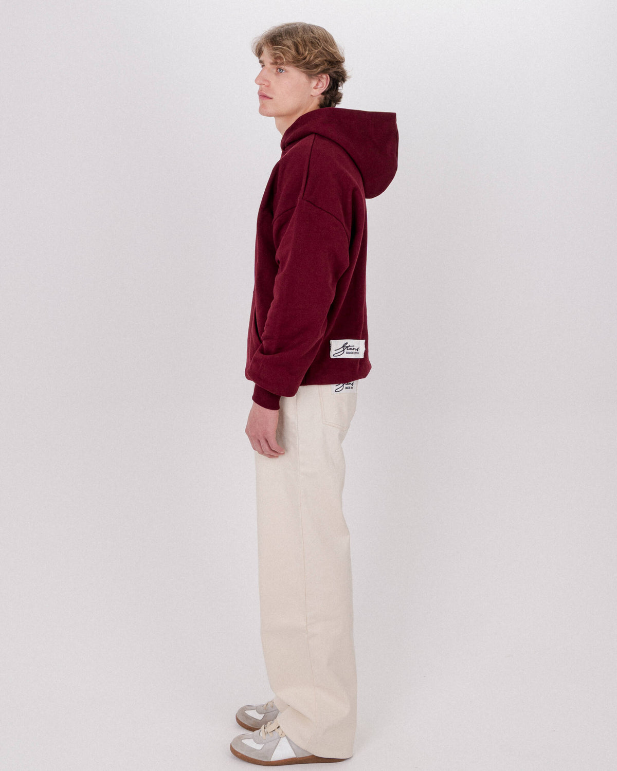 HOODIE BASIC BURGUNDY