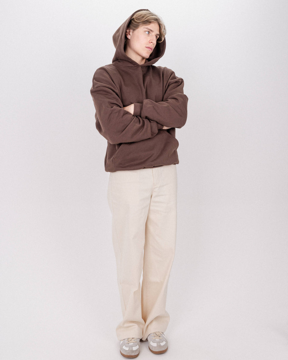 HOODIE WARM TAUPE