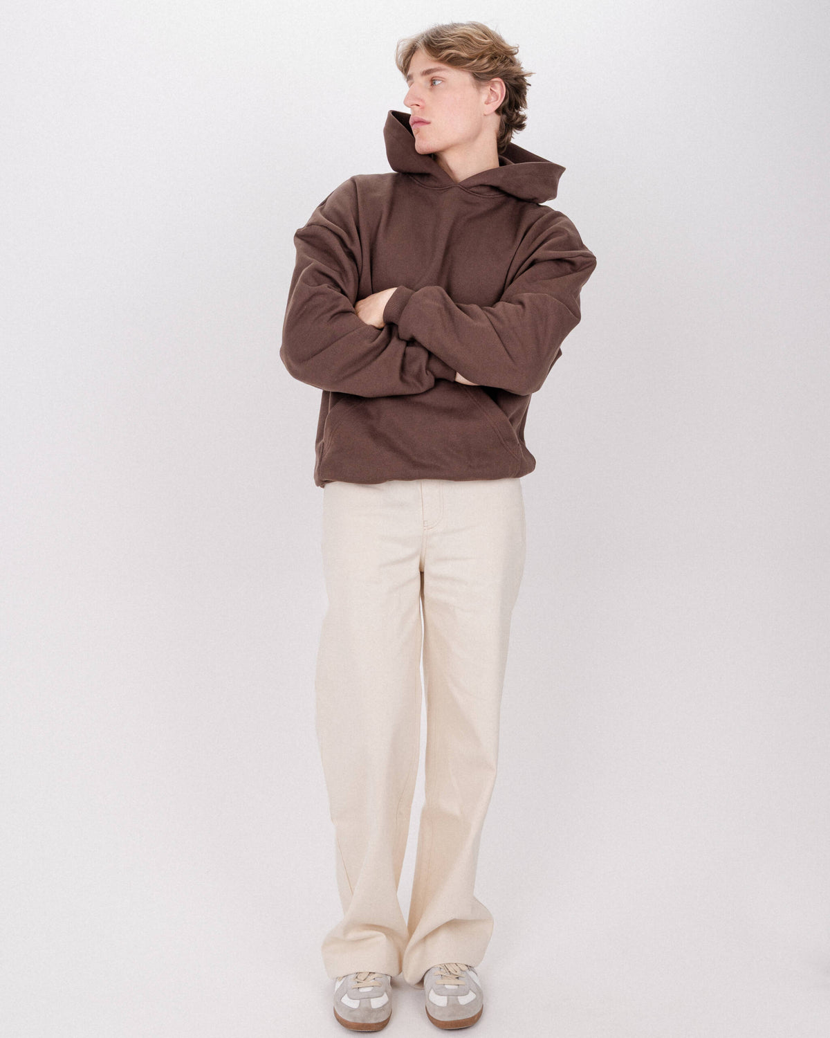 HOODIE WARM TAUPE