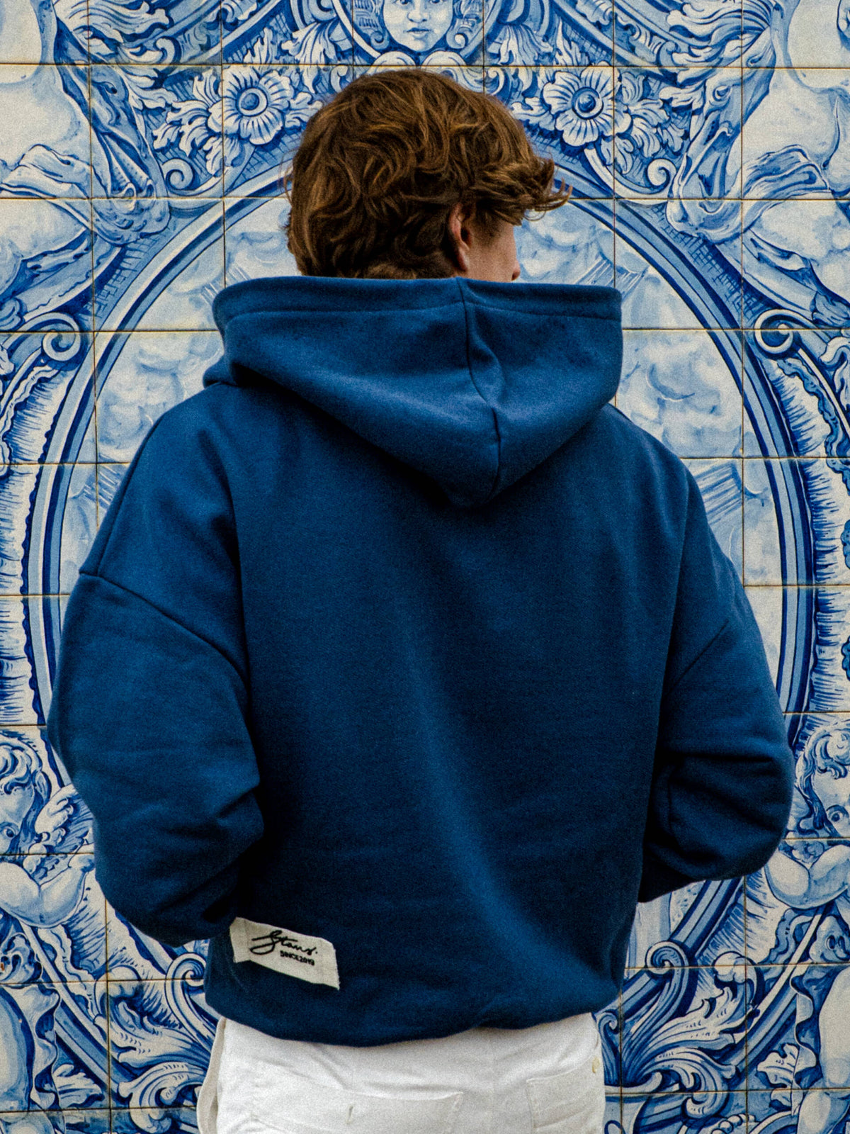 MARINE INK ZIP HOODIE