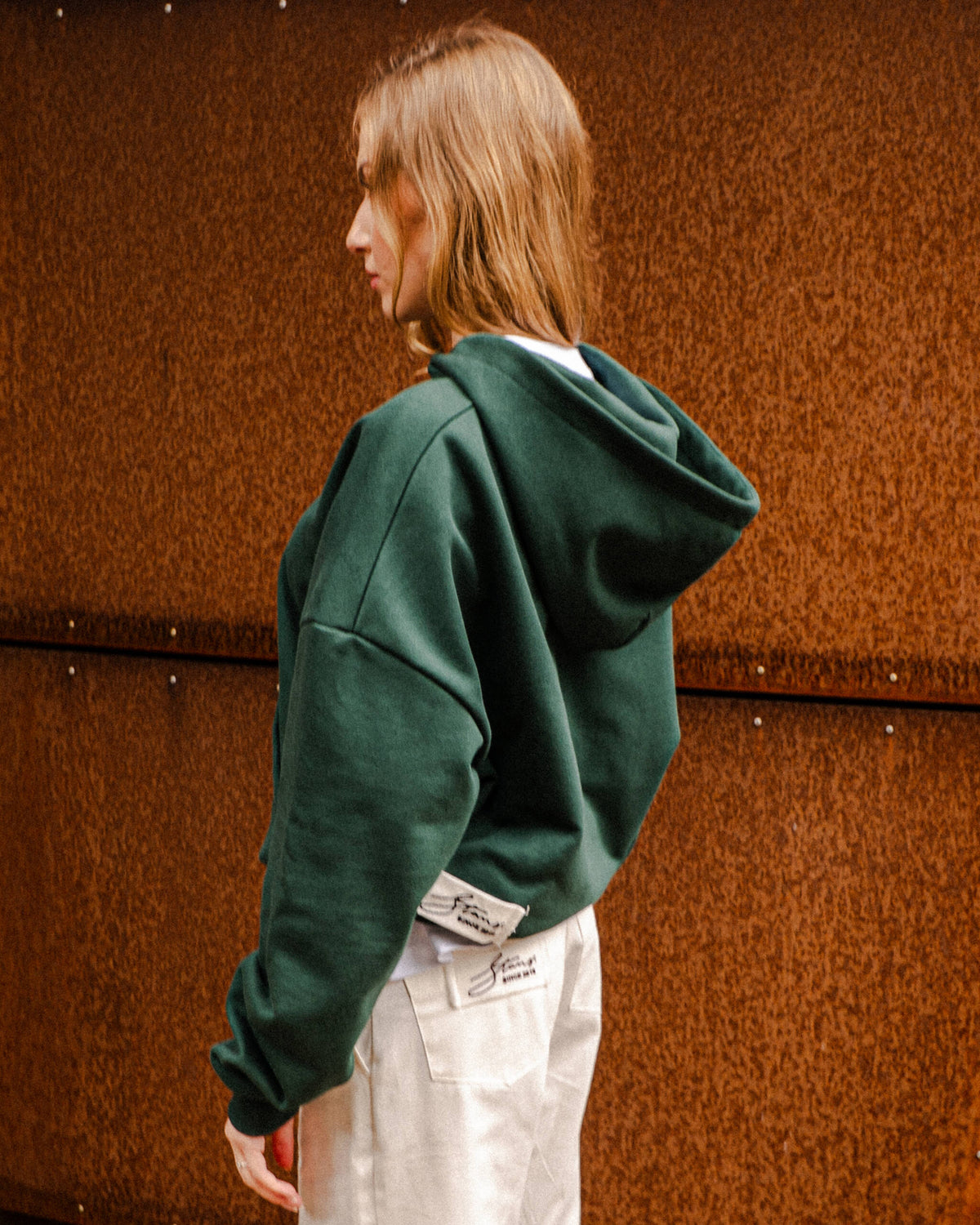 HOODIE BOTTLE GREEN