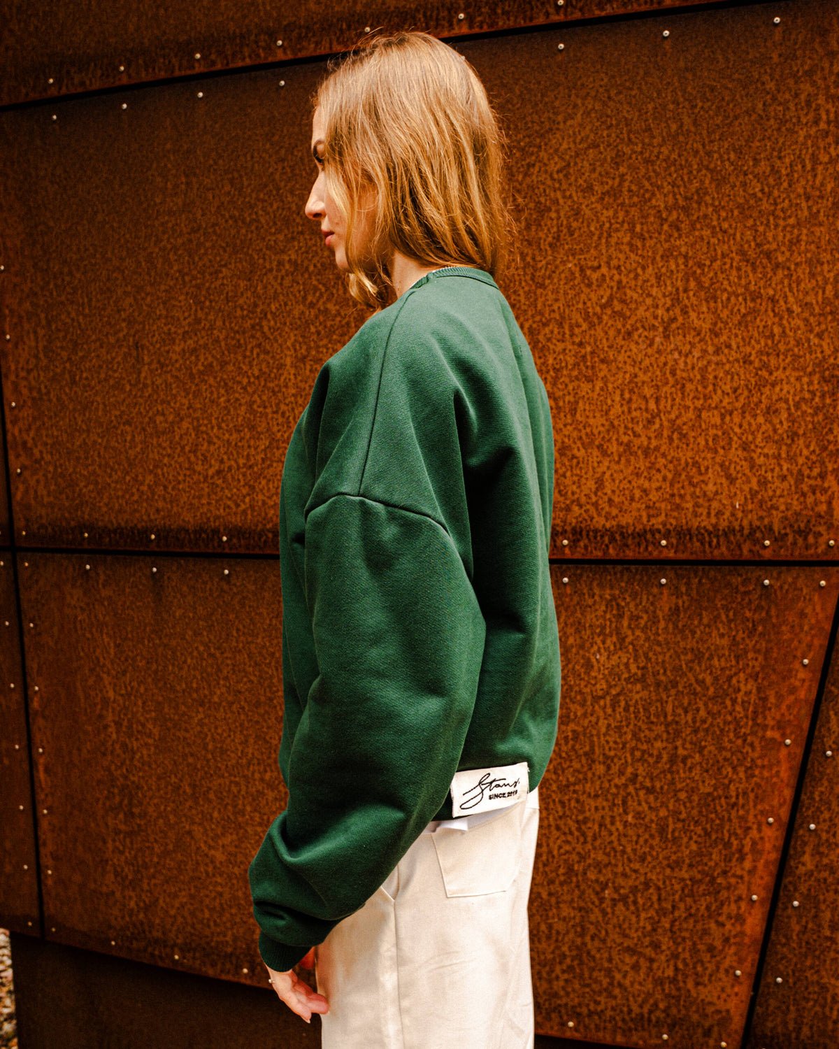 CREWNECK BOTTLE GREEN