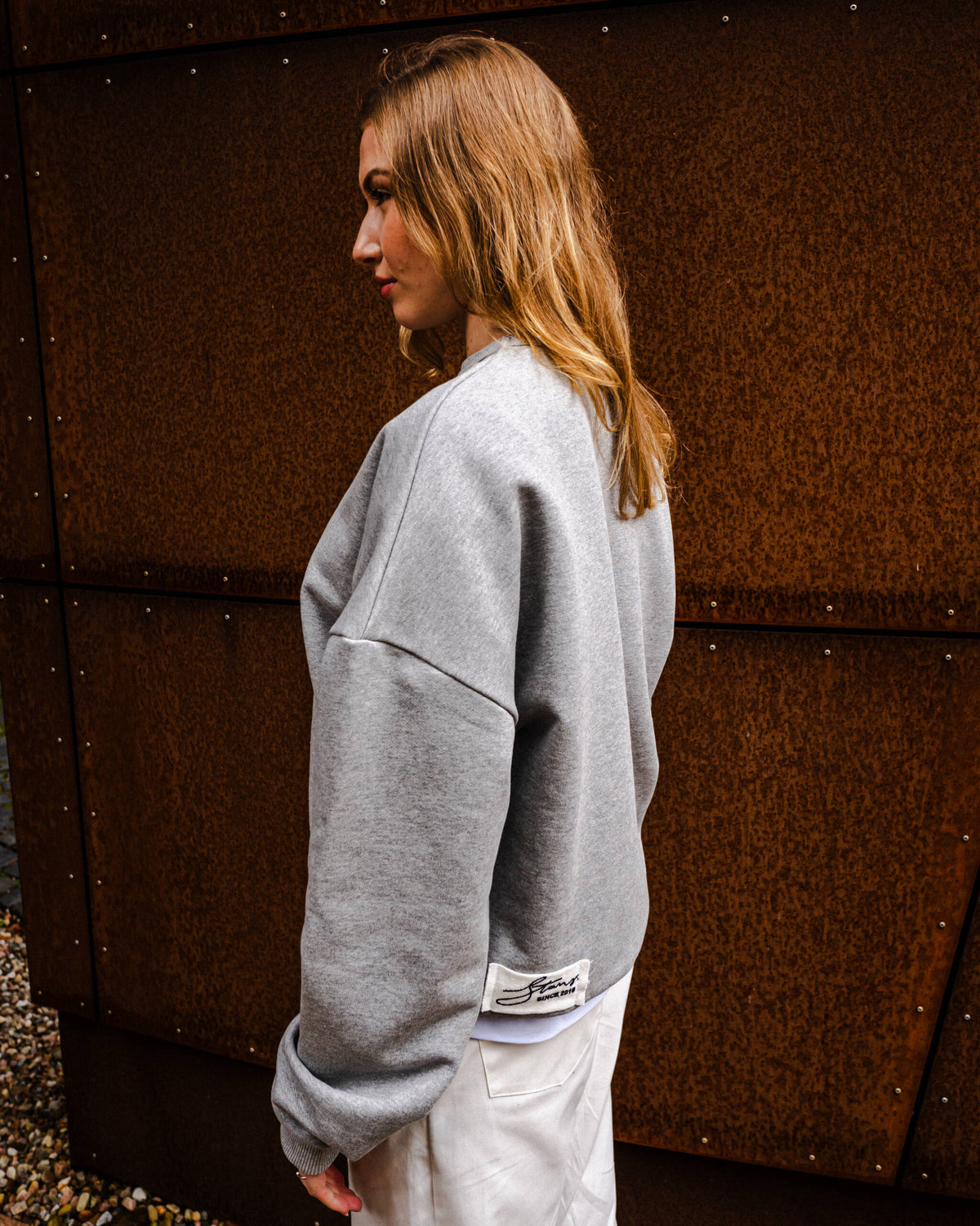CREWNECK “BASIC” DUST GREY